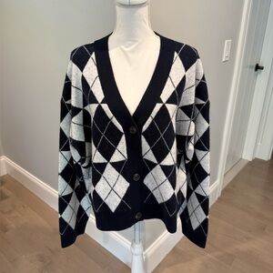 VELVET CARDIGAN SWEATER